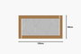 Hanah Home Espejo Pierre - Bronce, Blanco